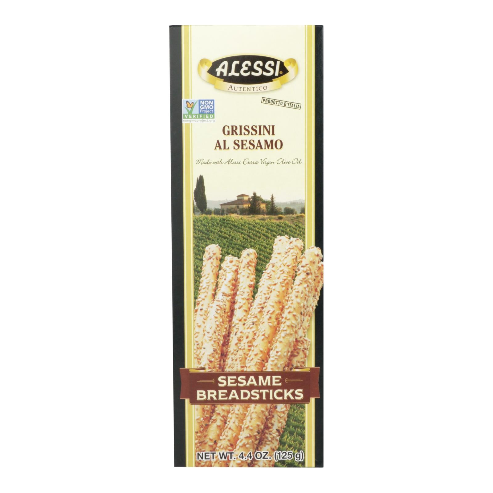 Alessi - Breadsticks - Sesame - Case of 6 - 4.4 oz.