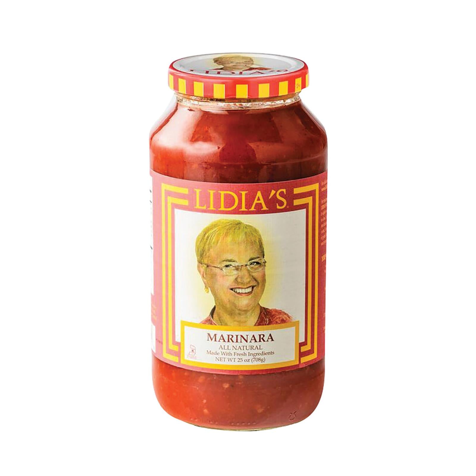 Lidia's Pasta Sauce - Marinara - Case of 6 - 25 Fl oz.