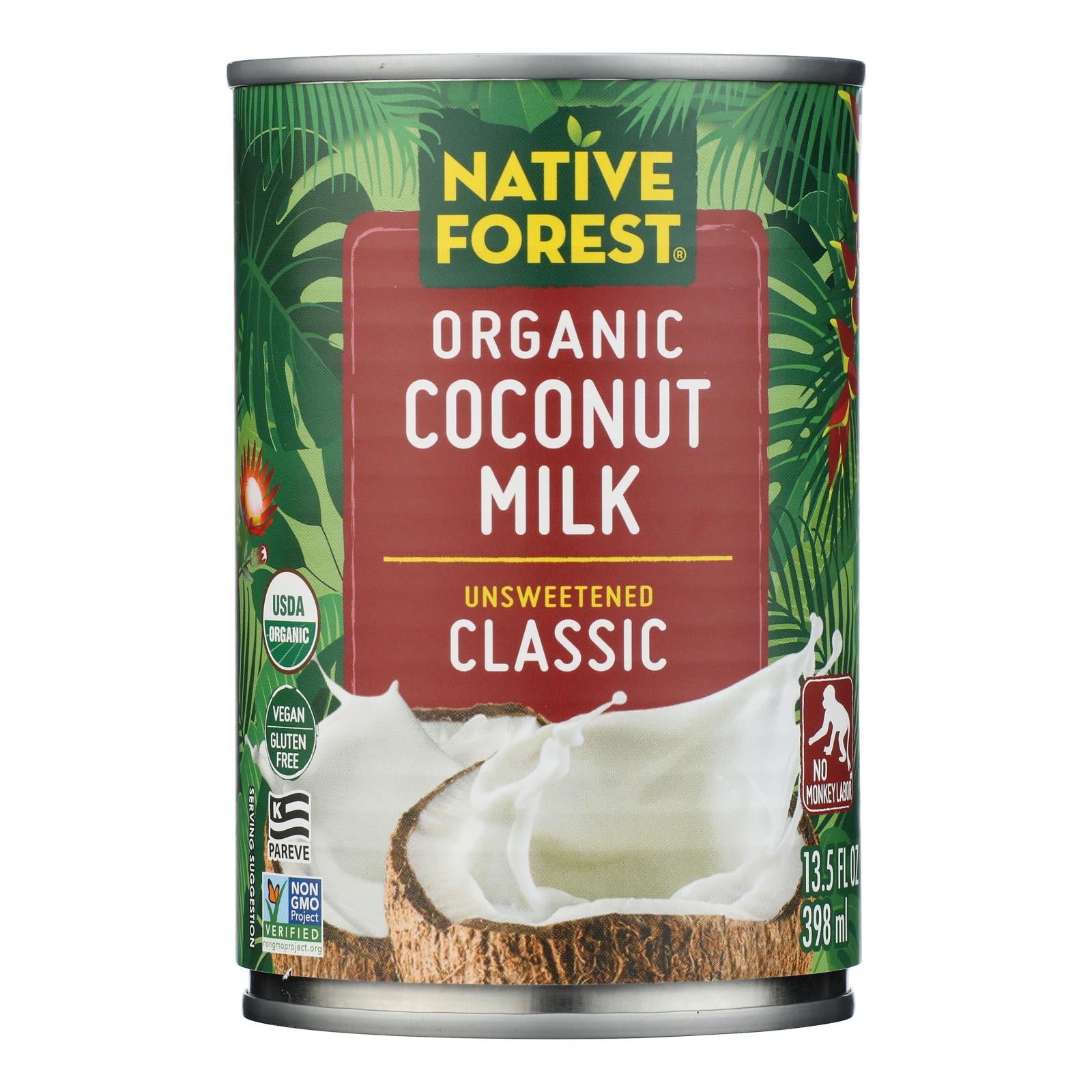 Native Forest Organic Classic - Coconut Milk - Case of 12 - 13.5 Fl oz.