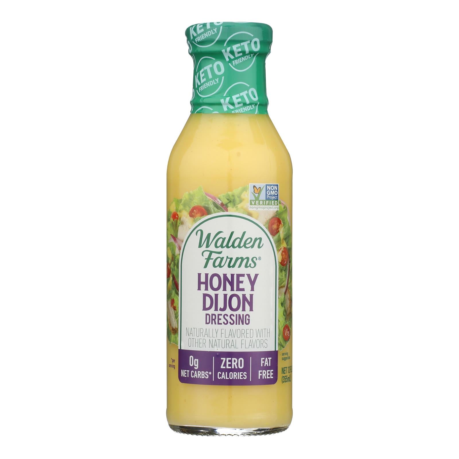 Walden Farms Dressing - Honey Dijon - Case of 6 - 12 fl oz