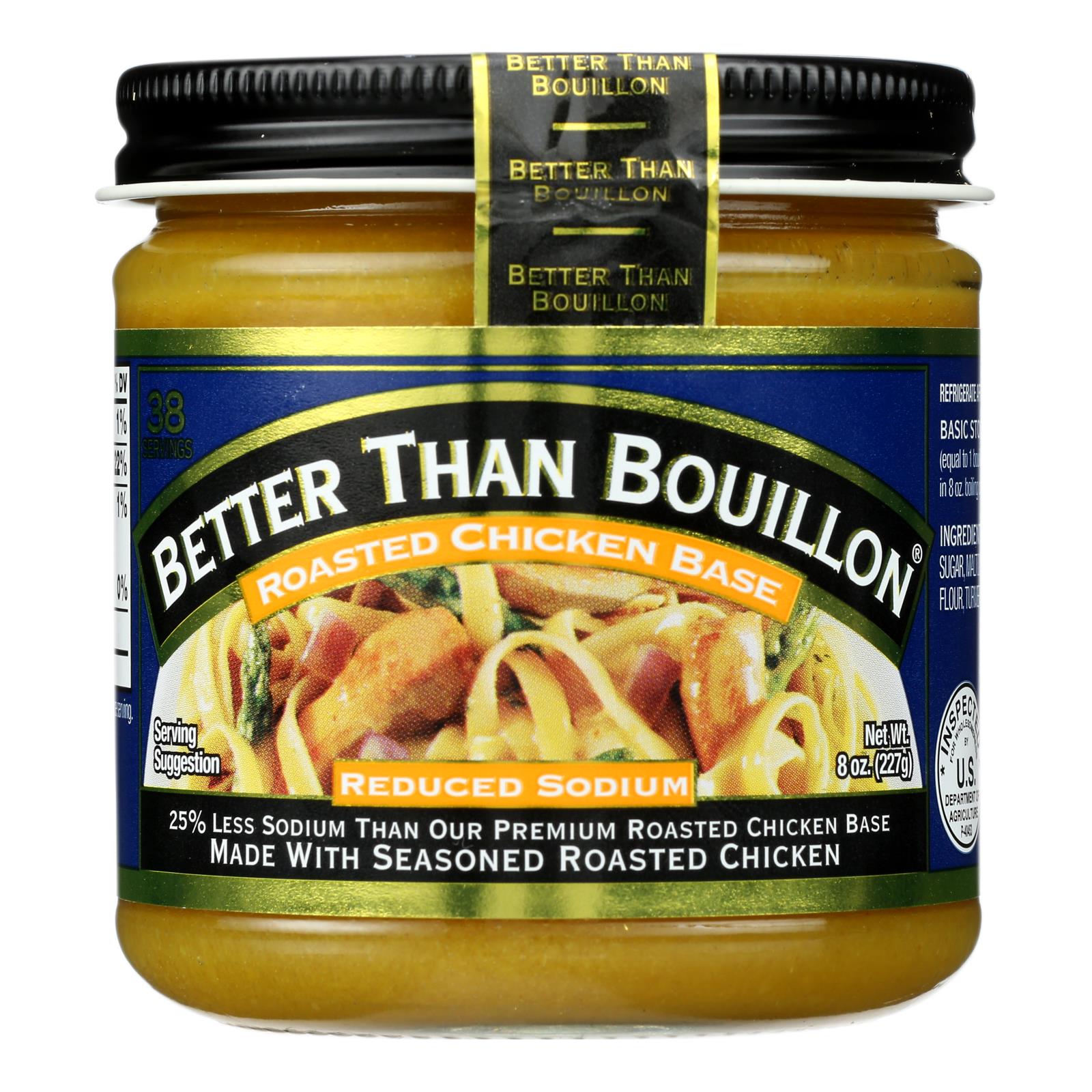 Better Than Bouillon Seasoning - Roasted Chicken Base - Case of 6 - 8 oz.
