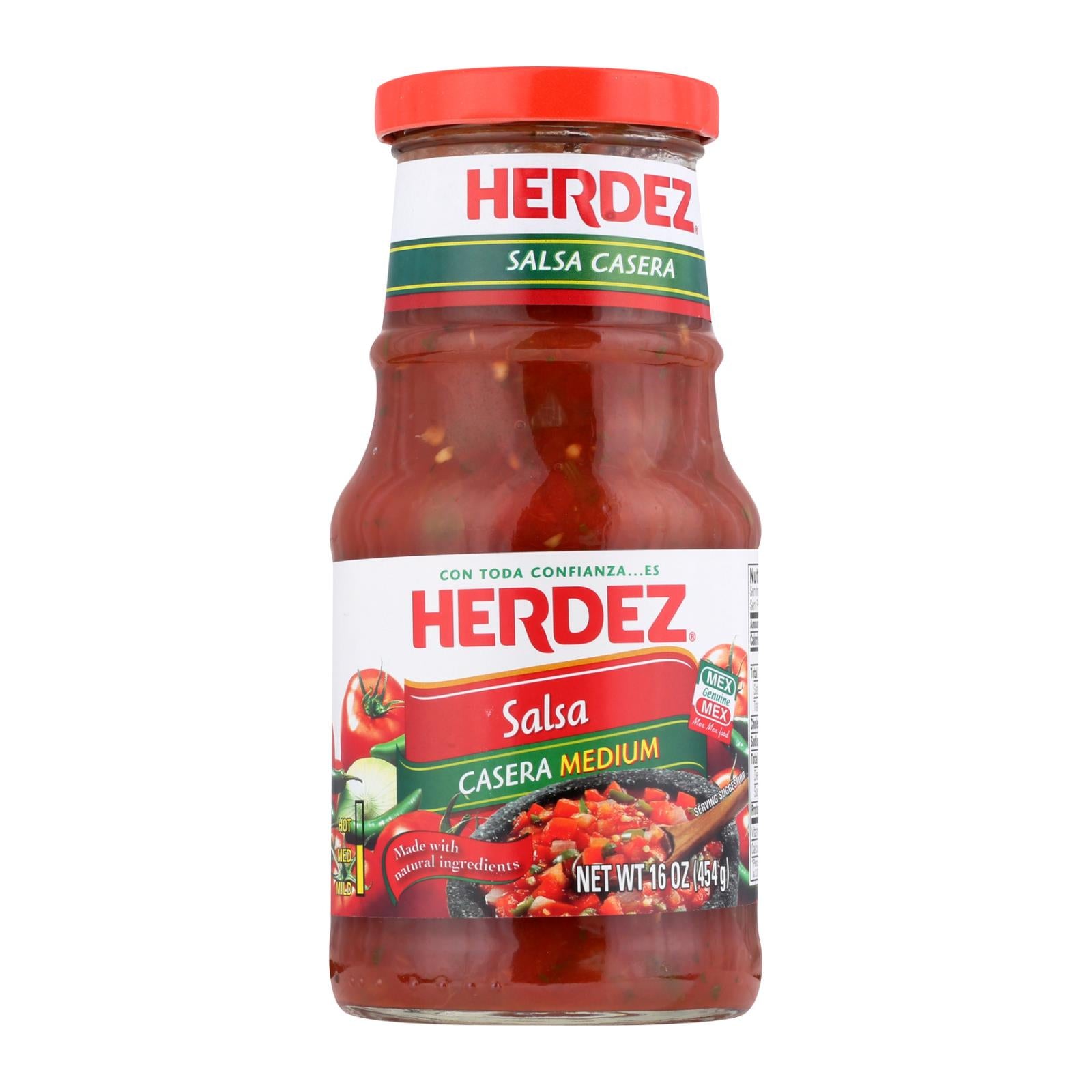 Herdez Salsa - Medium Casera - 16 oz