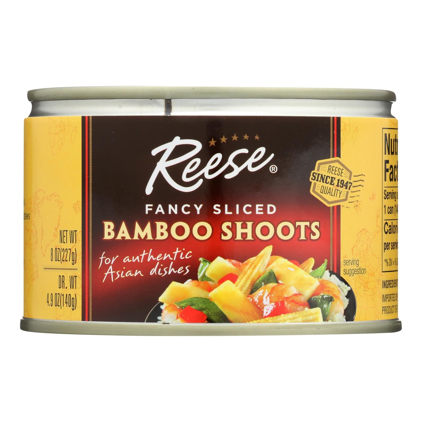 Reese Bamboo Shoots, Fancy Sliced  - 1 Each - 8 OZ
