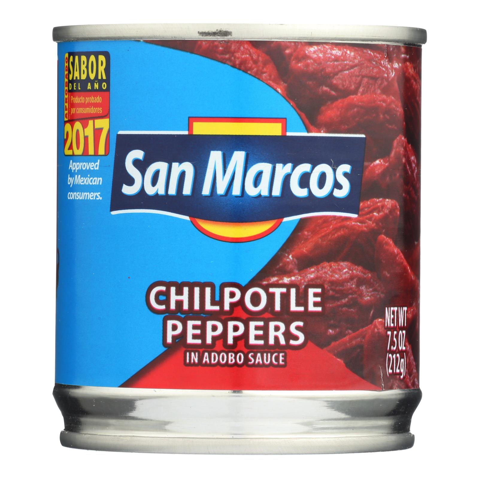 San Marcos Peppers - Chipolte - 7.5 oz