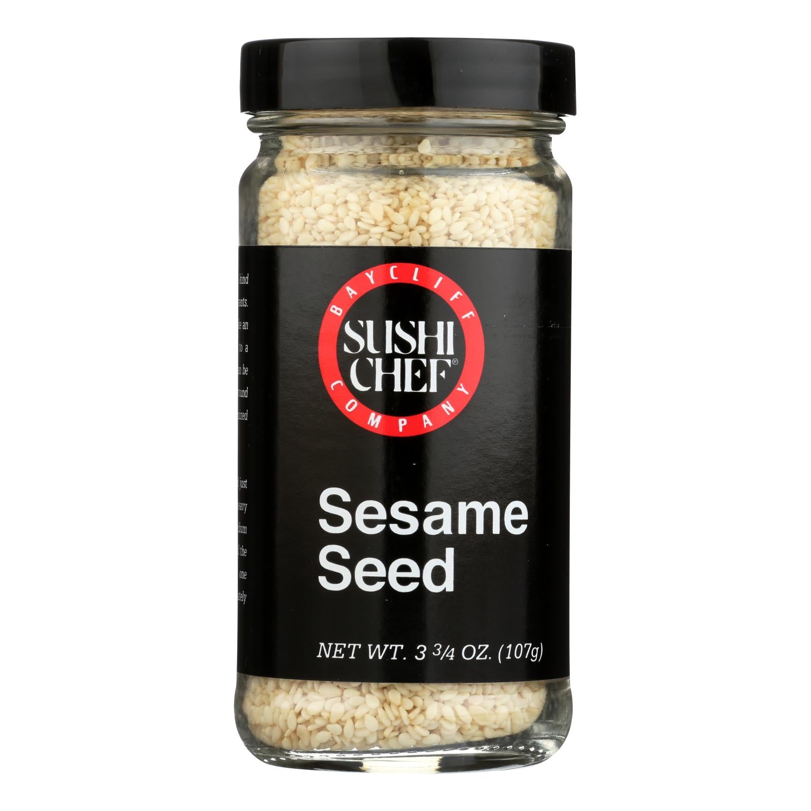 Sushi Chef White Sesame Seeds - 3.75 oz.