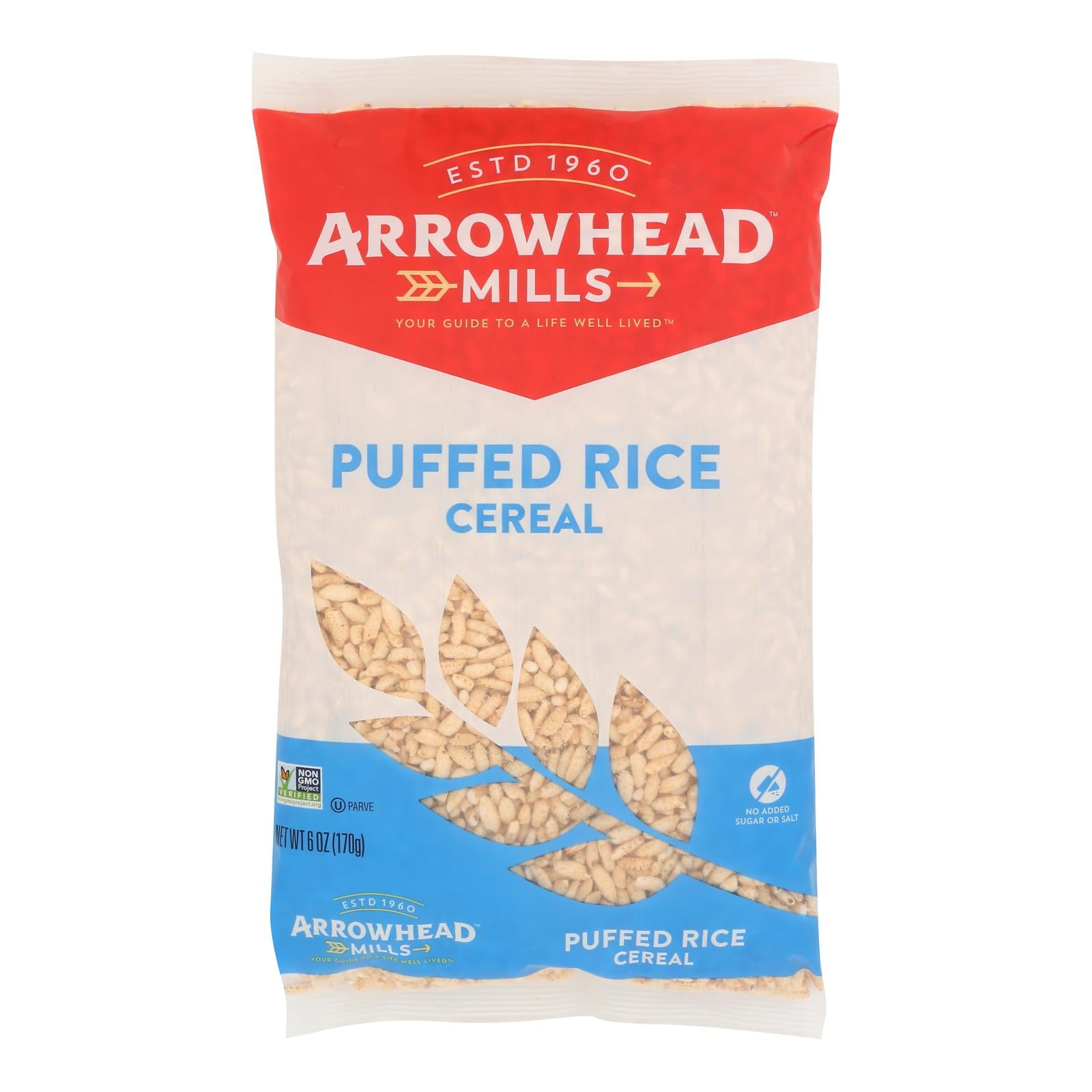 Arrowhead Mills Natural Puffed Rice Cereal  - 1 Each - 6 OZ
