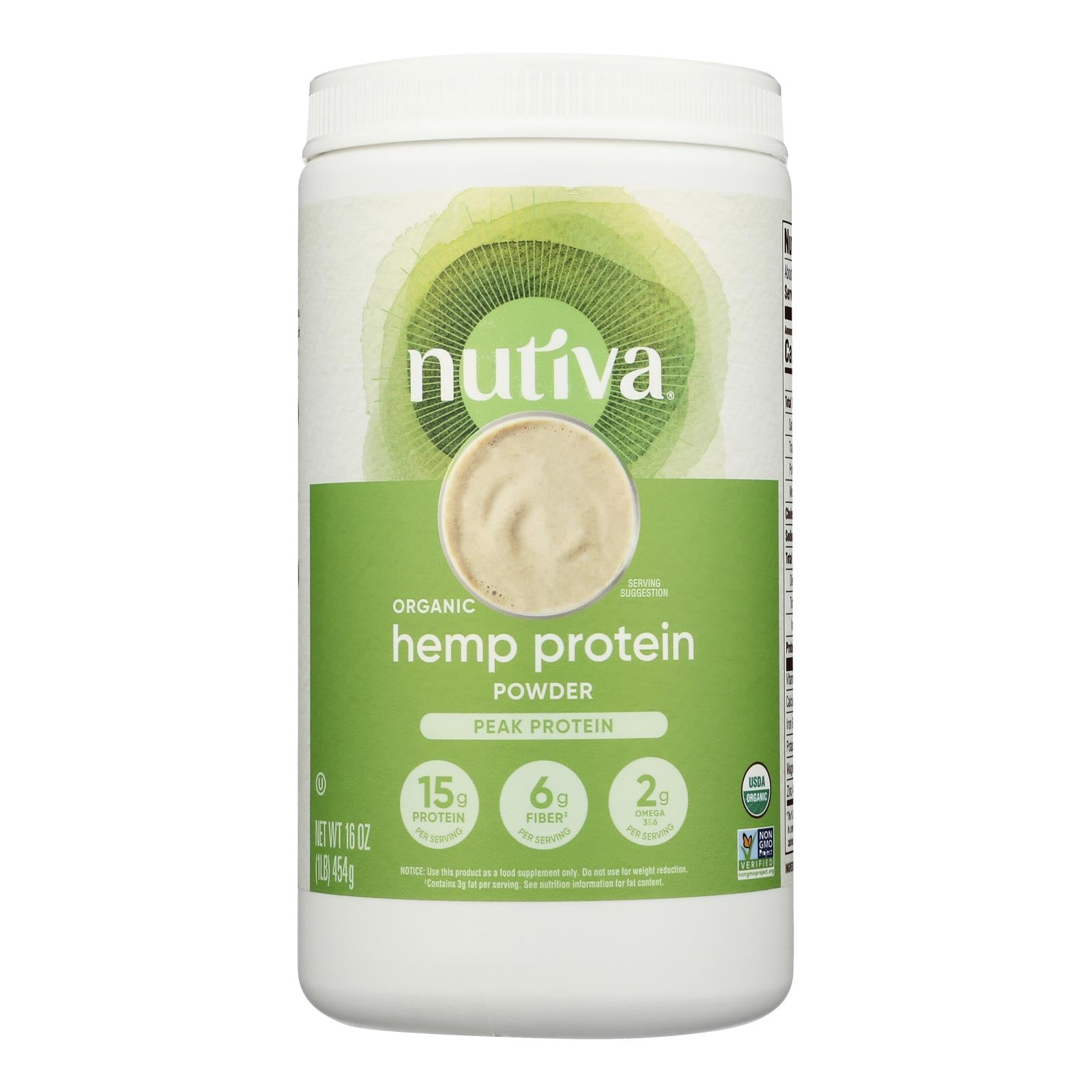Nutiva Organic Hemp Protein - 16 oz