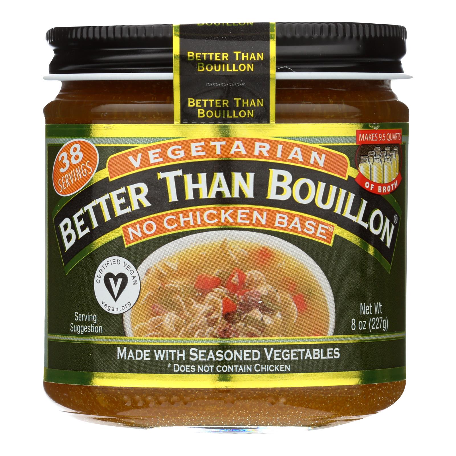 Better Than Bouillon Paste - No Chicken Base - Case of 6 - 8 oz.