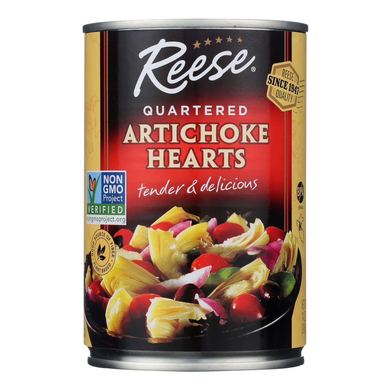 Reese Artichoke Hearts - Quartered - 14 oz.