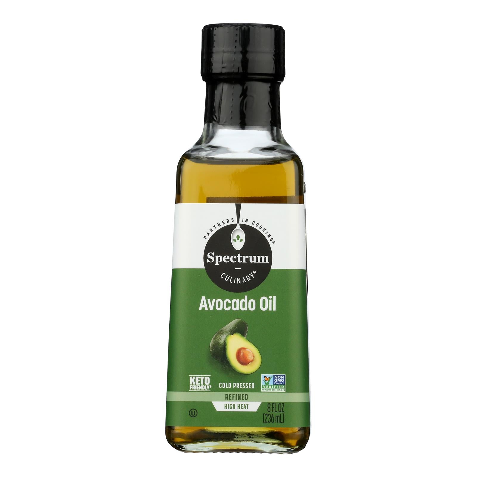 Spectrum Naturals Avocado Oil - Expeller Pressed - Refined - 8 oz