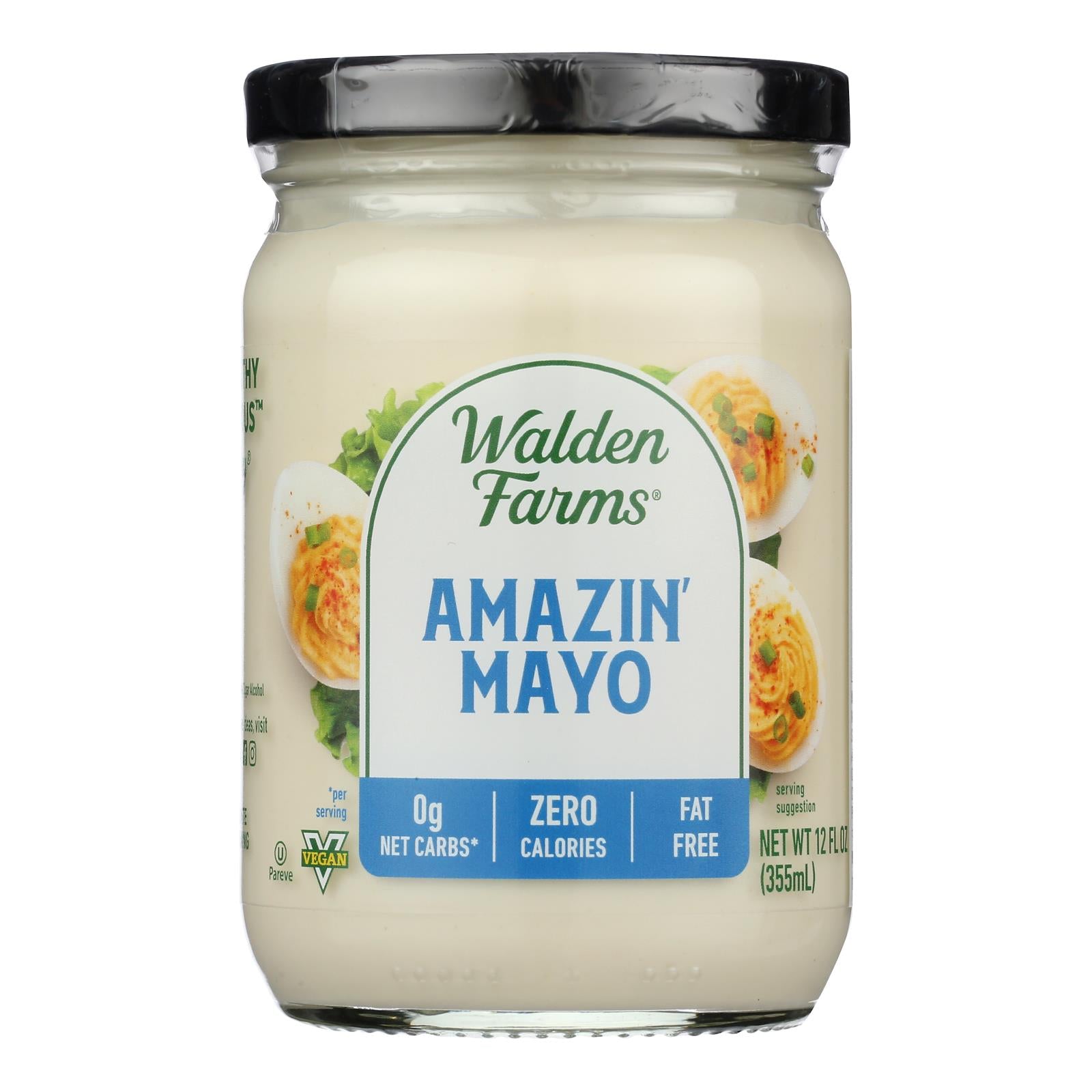 Walden Farms Mayo - Miracle - Case of 6 - 12 oz