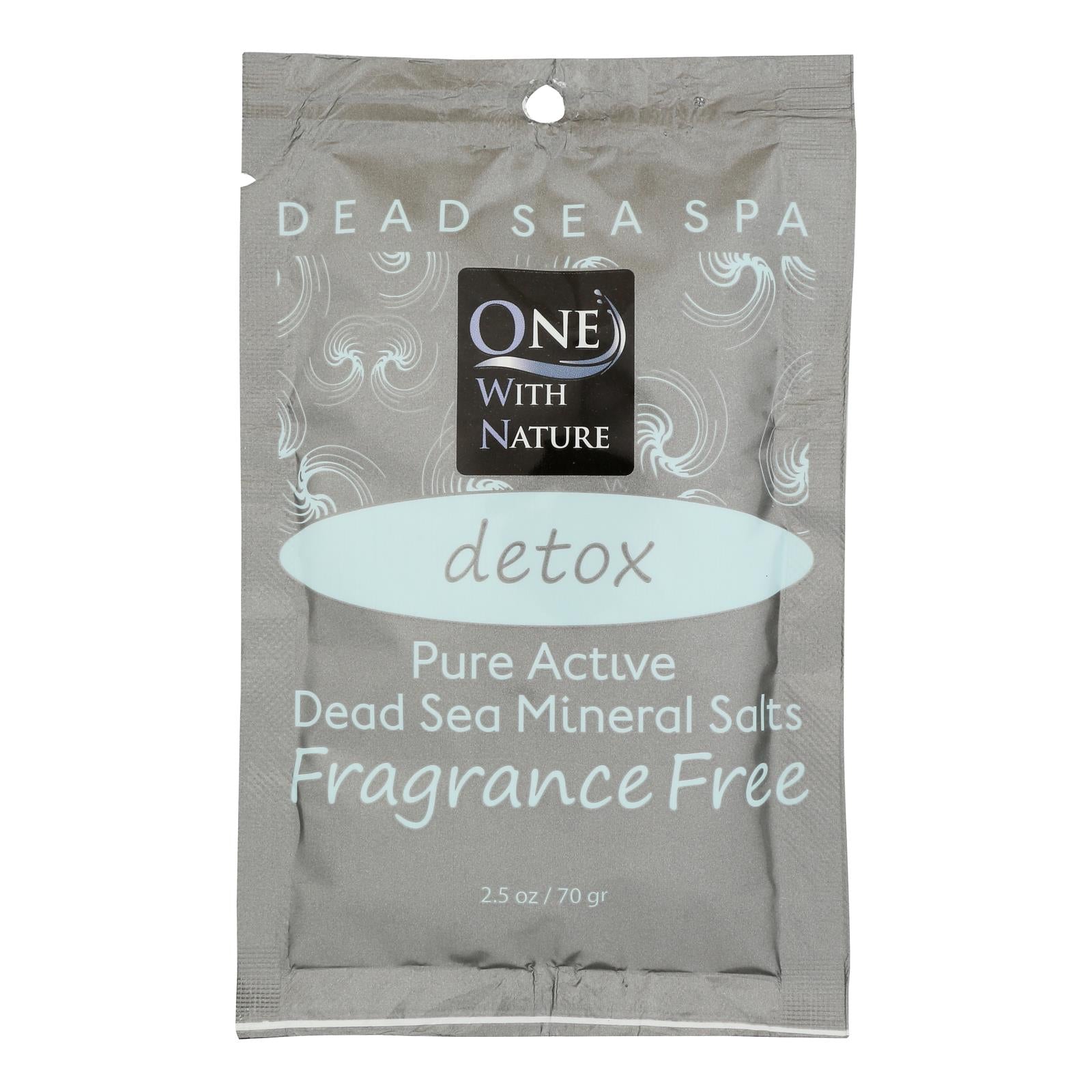 One With Nature Dead Sea Mineral - Salt Bath - Case of 6 - 2.5 oz.