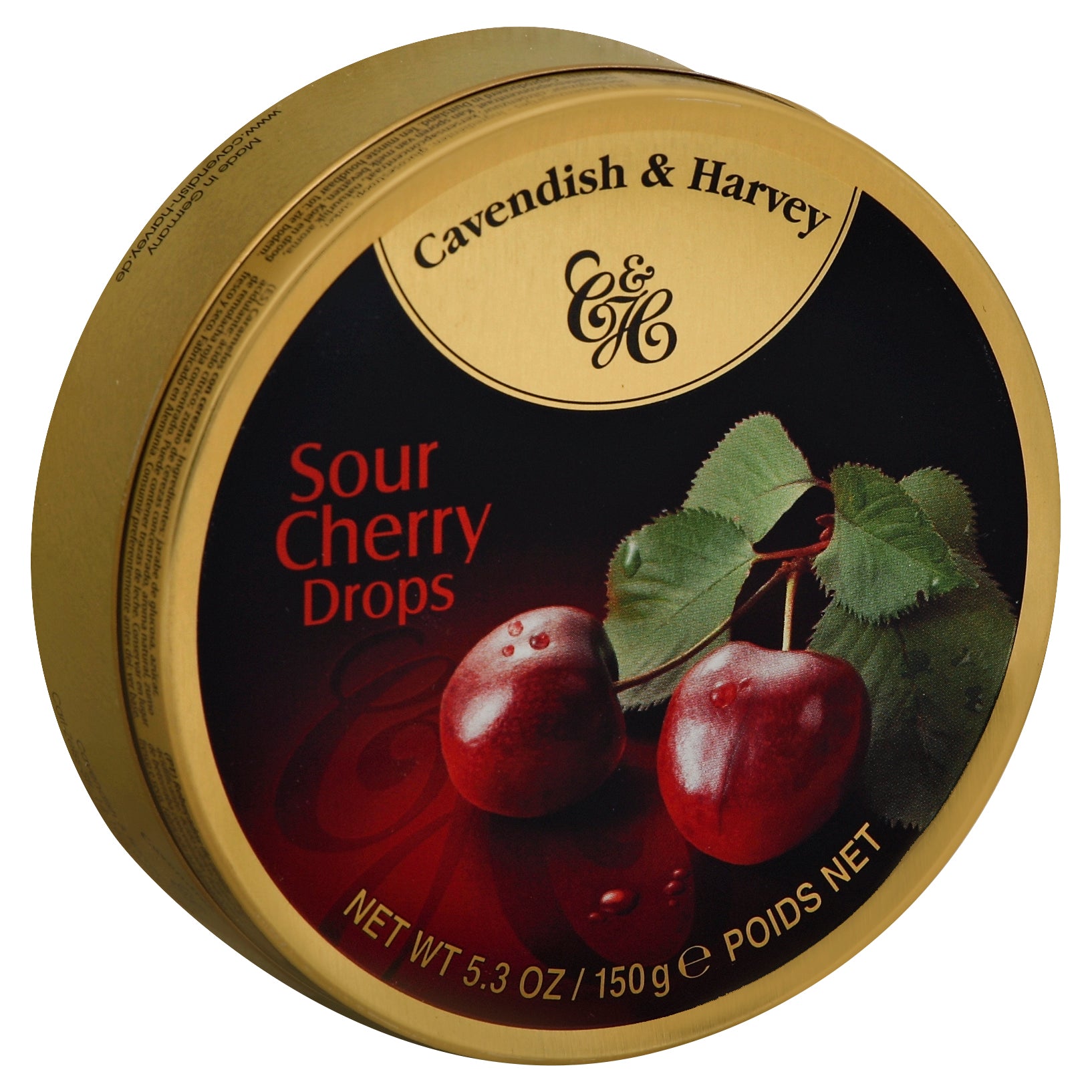 Cavendish & Harvey - Fruit Tin Cherry - Case of 12 - 12 OZ