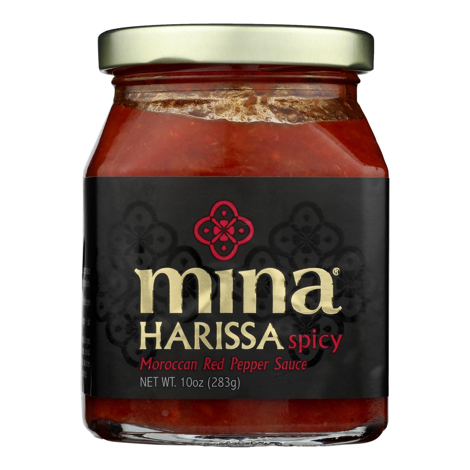 Mina's Harissa Spicy Moroccan Red Pepper Sauce  - Case of 12 - 10 FZ