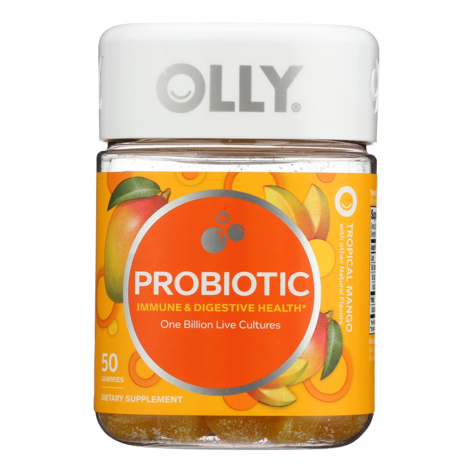 Olly - Supp Probiotic Tropical Mango - 1 Each - 50 CT