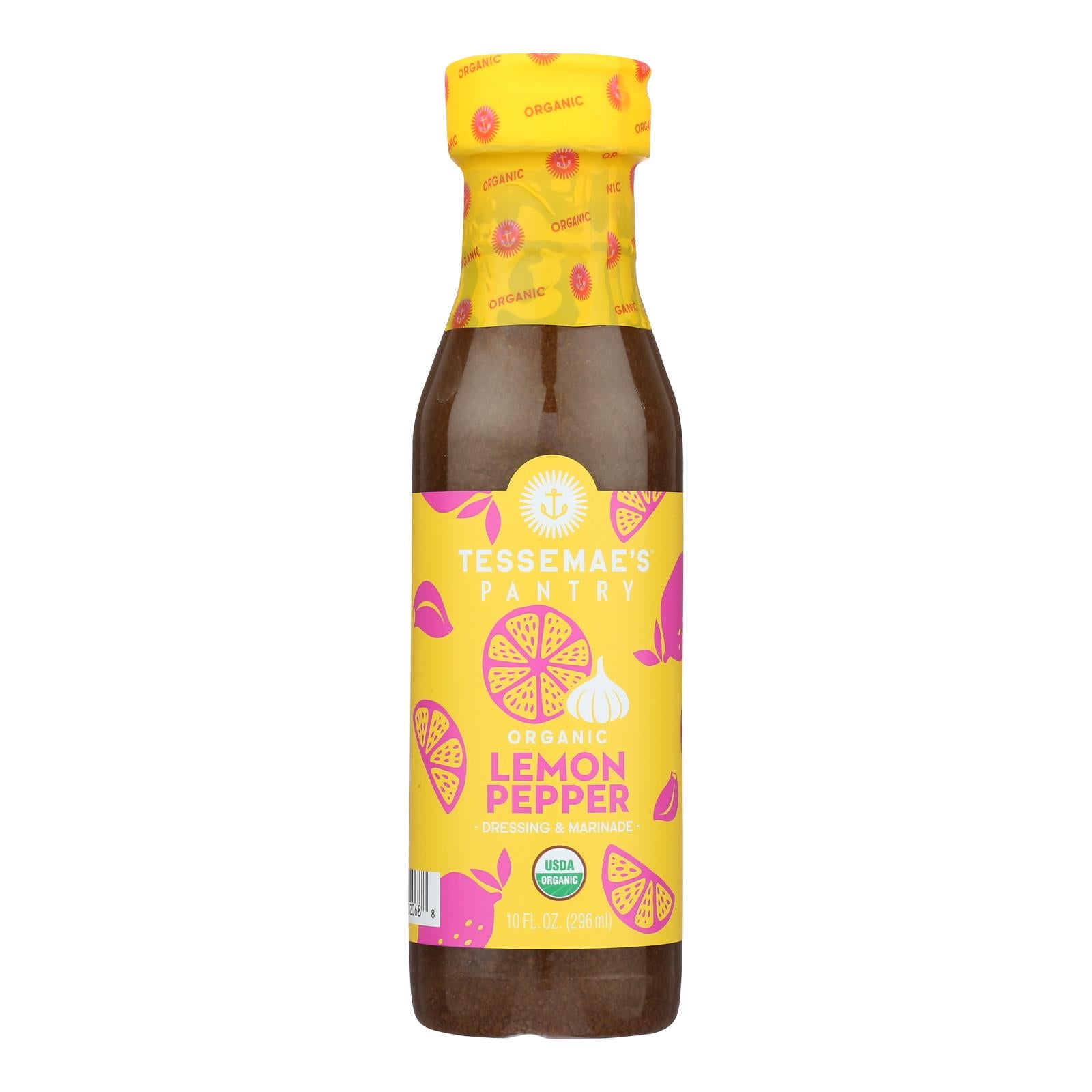 Tessemae - Lemon Pepper Dressing - Case of 6 - 10 fl oz.