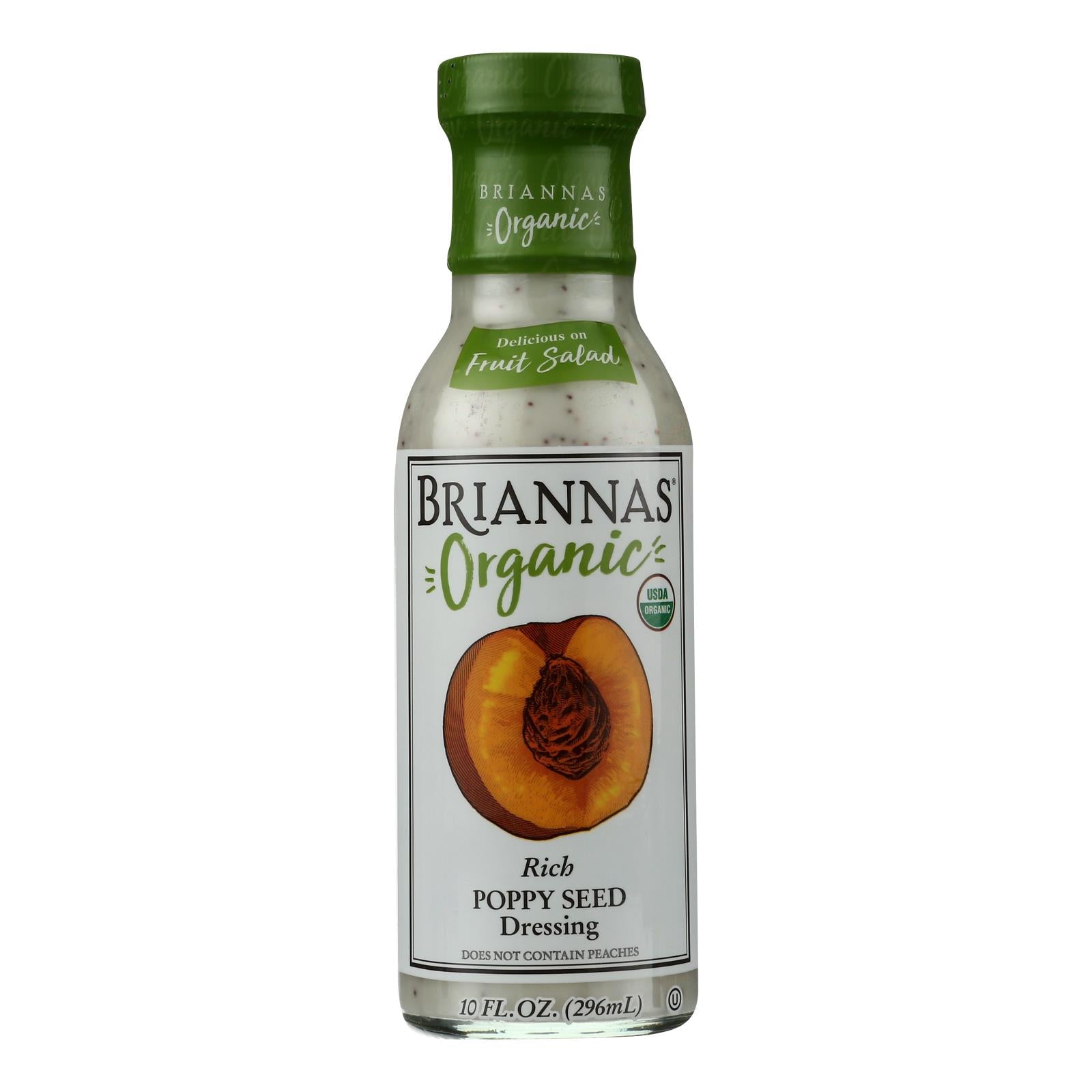 Brianna's - Sald Drsg Poppy Seed - Case of 6 - 10 FZ