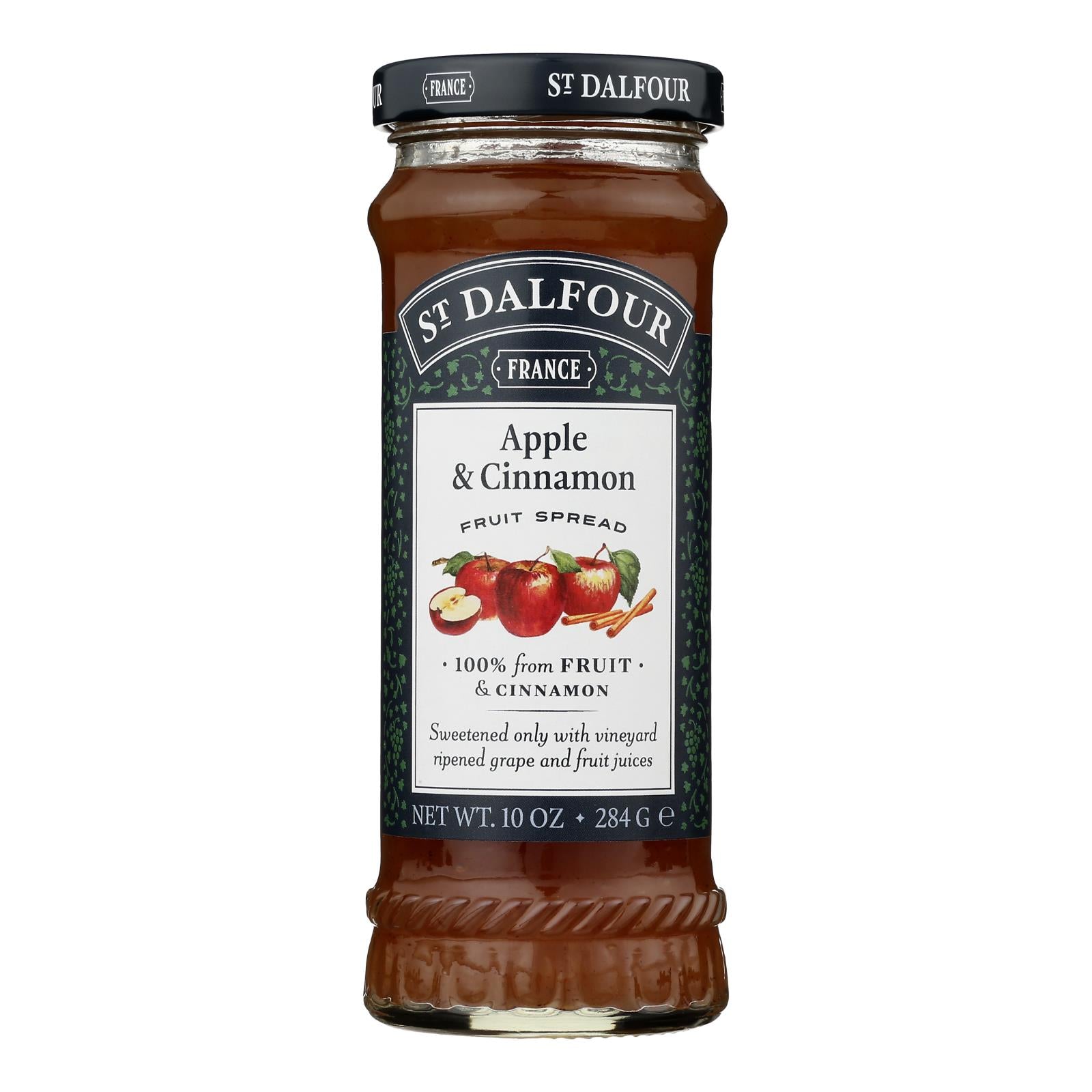 St Dalfour - Consrv Apple Cinnamon - Case of 6 - 10 OZ
