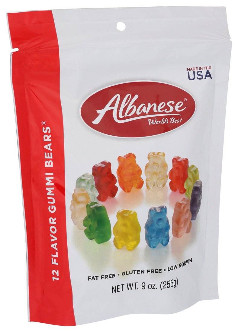 Albanese - Gummi Bears 12 Flavors - CS of 6-9 OZ