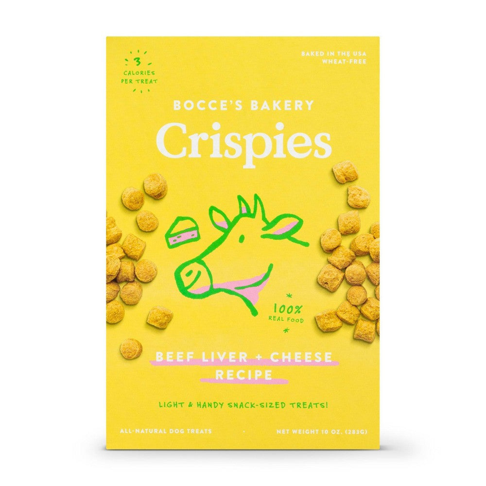 Bocce's Bakery - Dog Crispies Bf Liver+chs - CS of 6-10 OZ