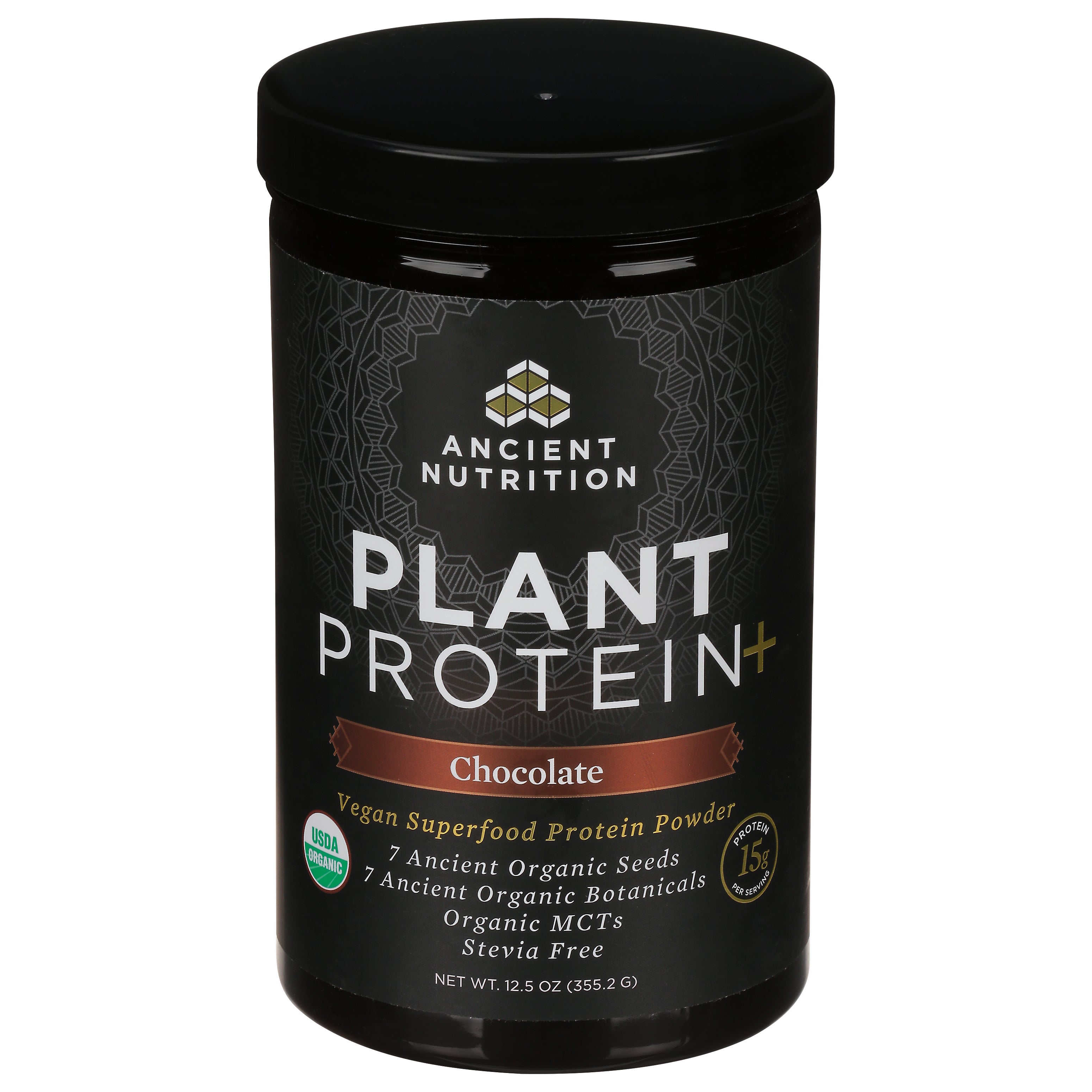 Ancient Nutrition - Plant Prtn Og2 Chocolate - EA of 1-12.5 OZ