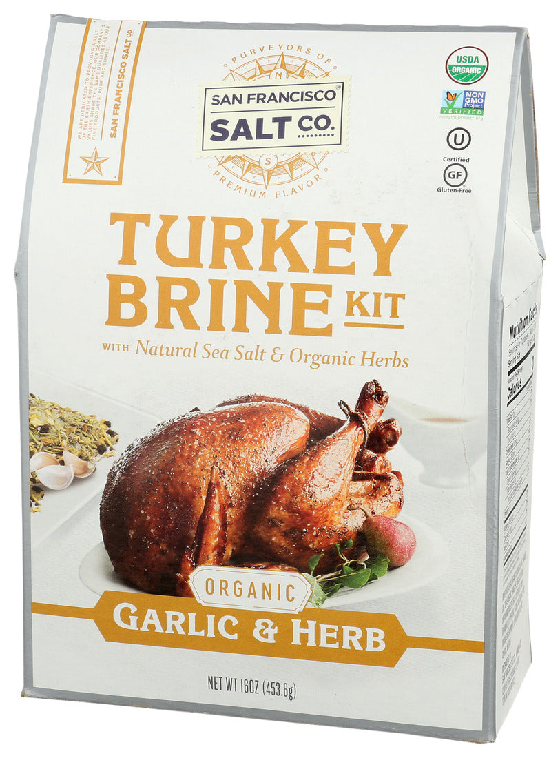 San Francisco Salt Co. - Trky Brine Og2 Grlc Herb - CS of 12-16 OZ