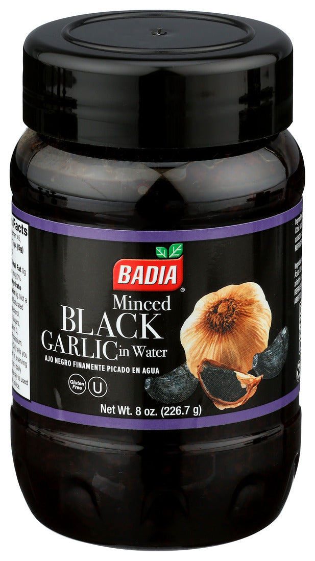 Badia - Blk Garlic Minced In Wht - CS of 6-8 OZ