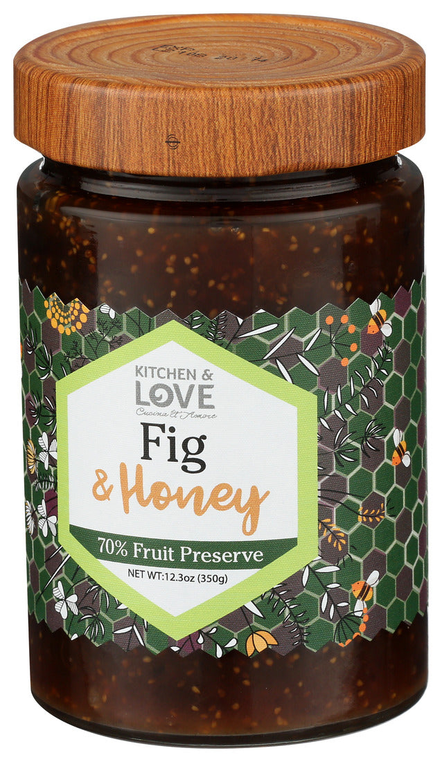Kitchen & Love - Prsrvs Fig Honey - CS of 6-12.3 OZ