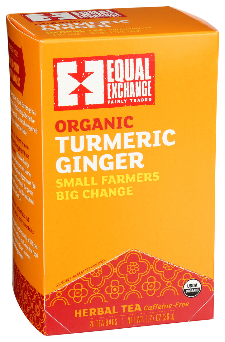 Equal Exchange - Tea Og2 Tumeric Ginger - CS of 6-20 CT