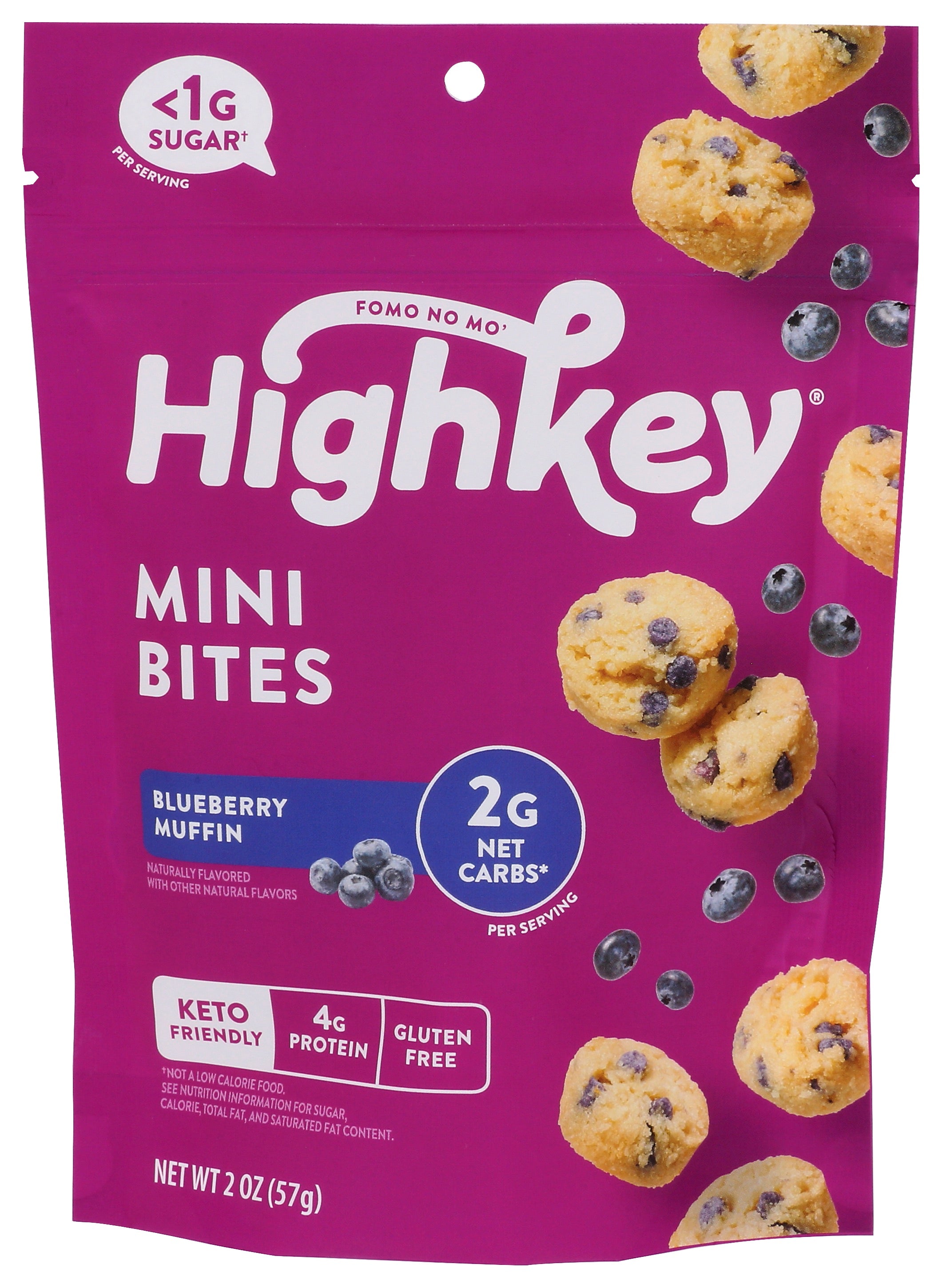 High Key - Treat Mini Keto Blu Muff - CS of 6-2 OZ