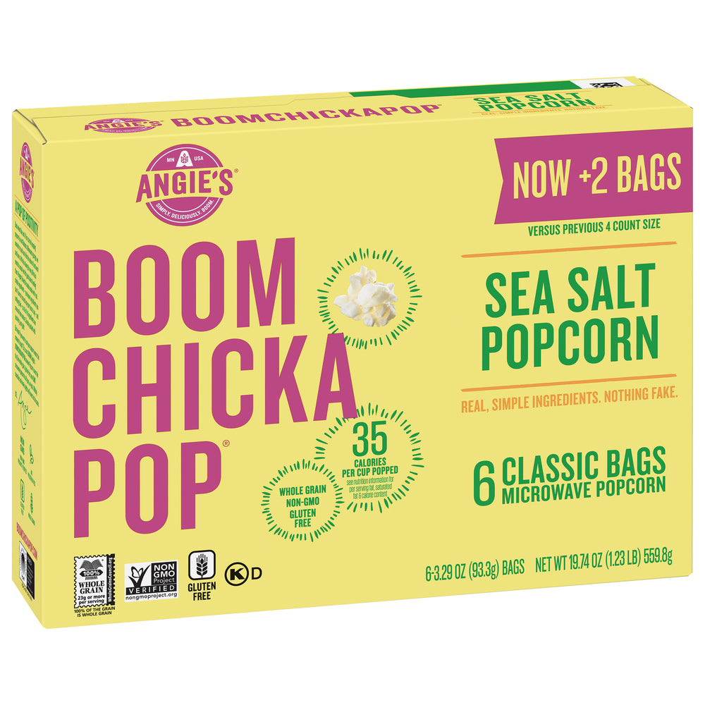 Angie's - Pcorn Sea Salt - CS of 6-19.74 OZ