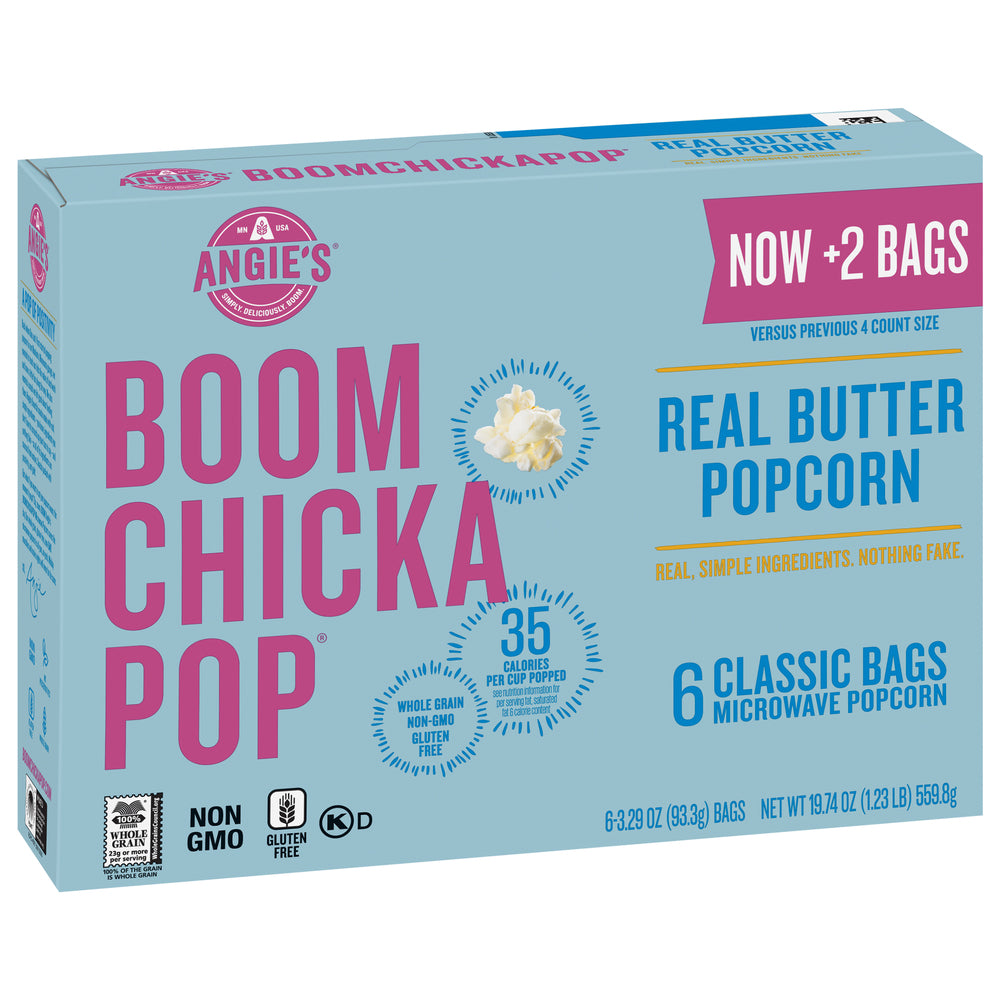 Angie's - Pcorn Real Butter - CS of 6-19.74 OZ