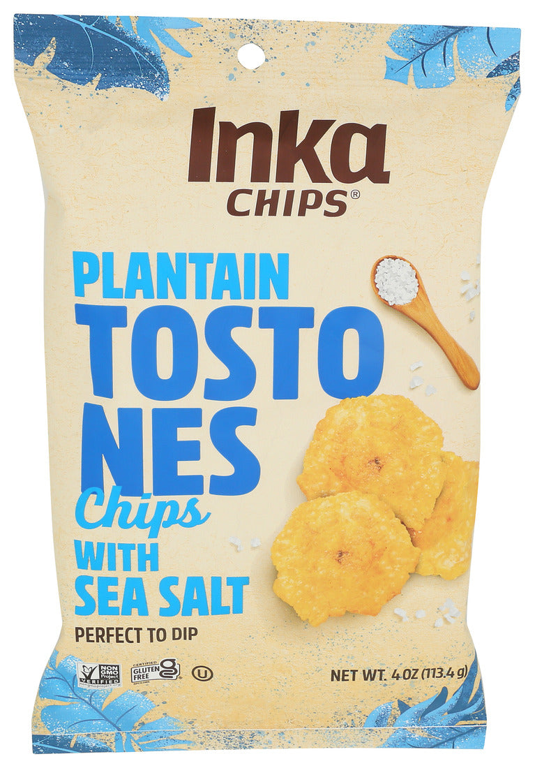 Inka Chips - Plantn Chp Tostones Ssalt - CS of 12-4 OZ