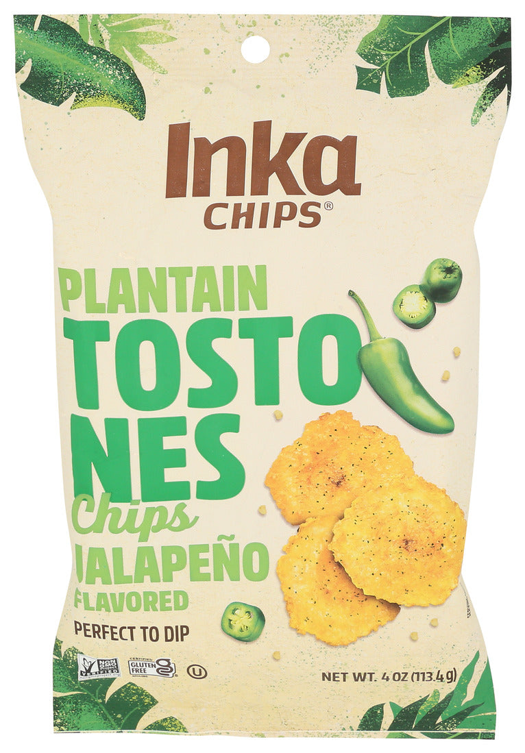 Inka Chips - Plantn Chp Tostones Jalap - CS of 12-4 OZ