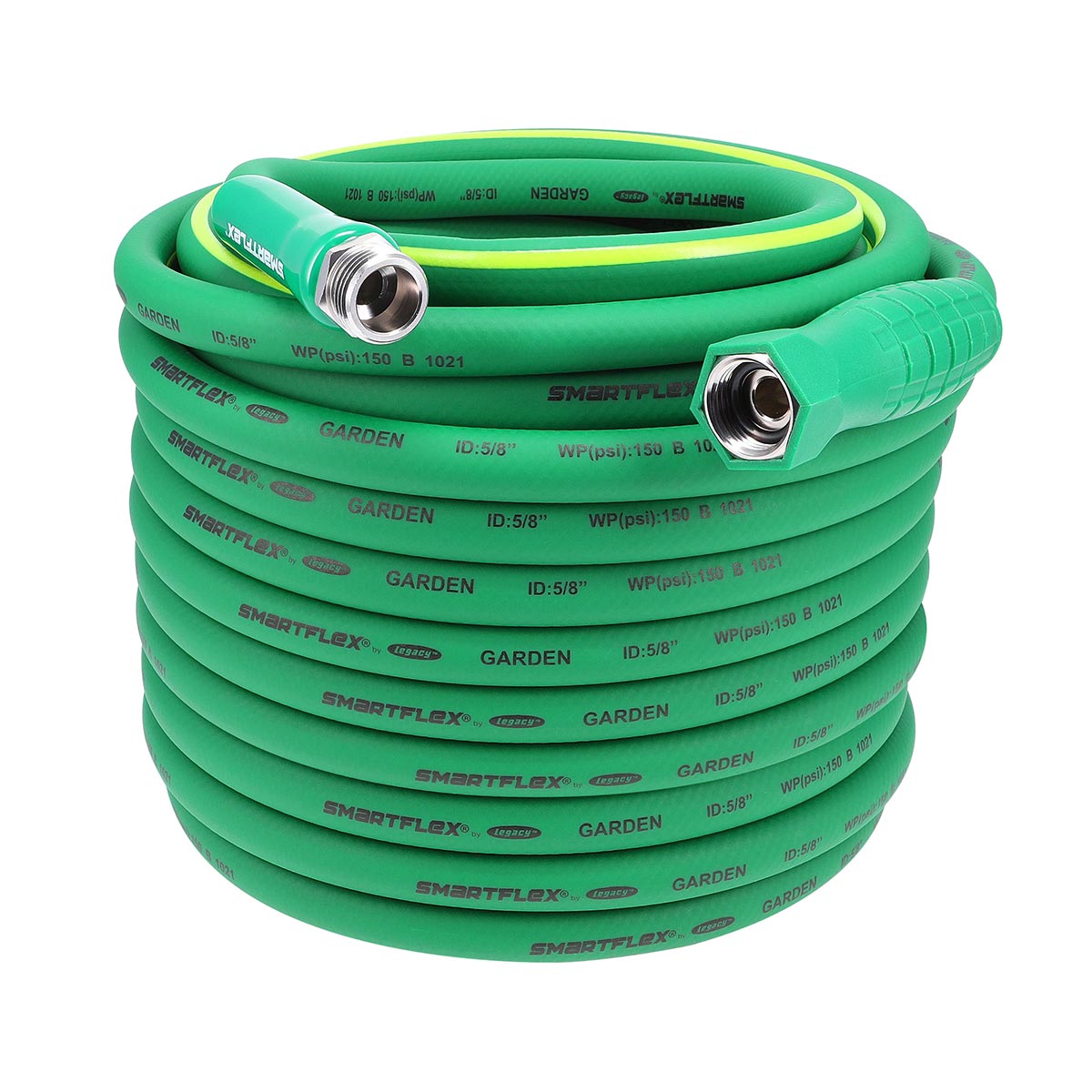 SmartFlex¬Æ Garden Hose 5/8" x 100' 3/4" - 11 1/2 GHT Fittings