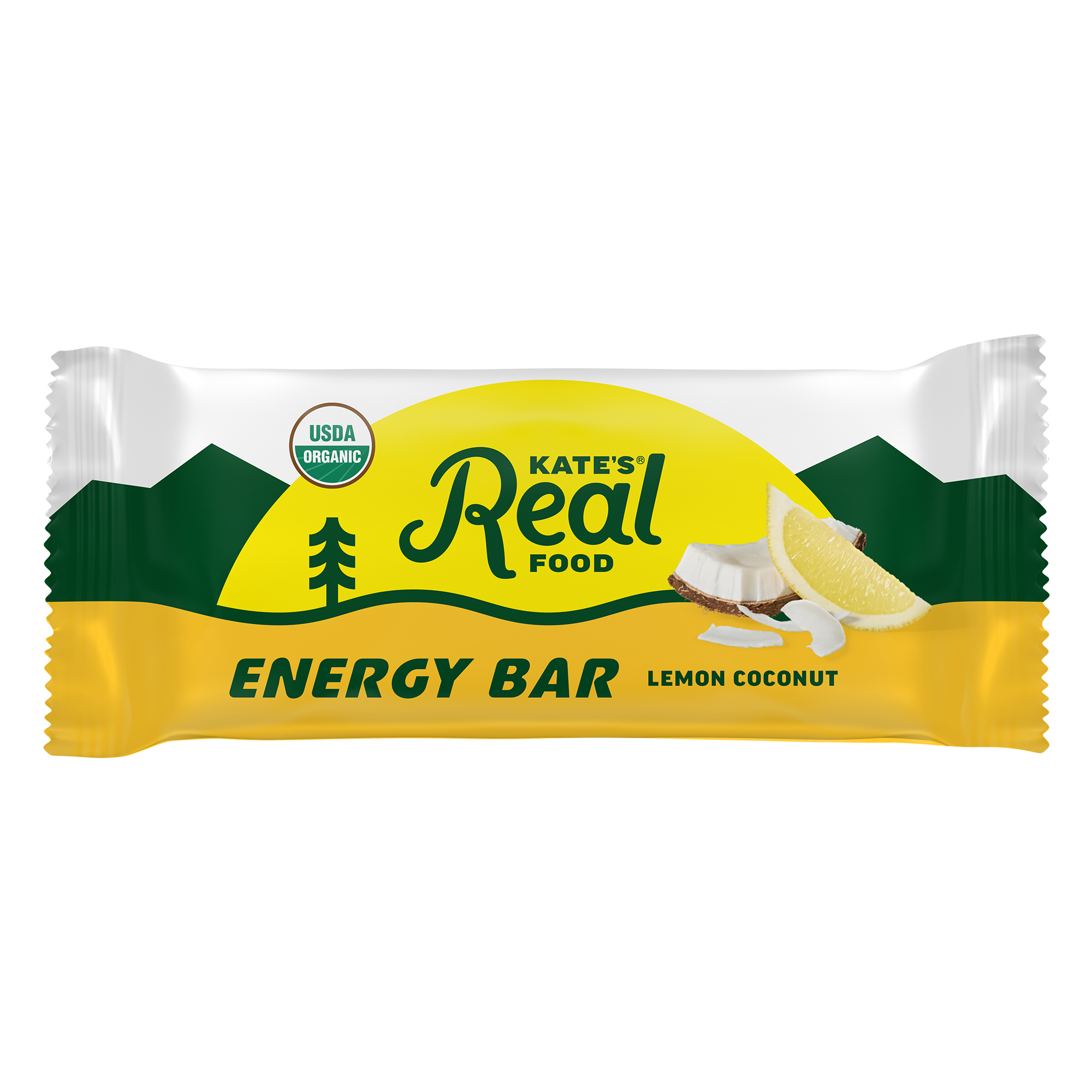 Kate's Real Food - Bar Organic Bivy Lemon Coconut - Case Of 12 - 2.2 Oz