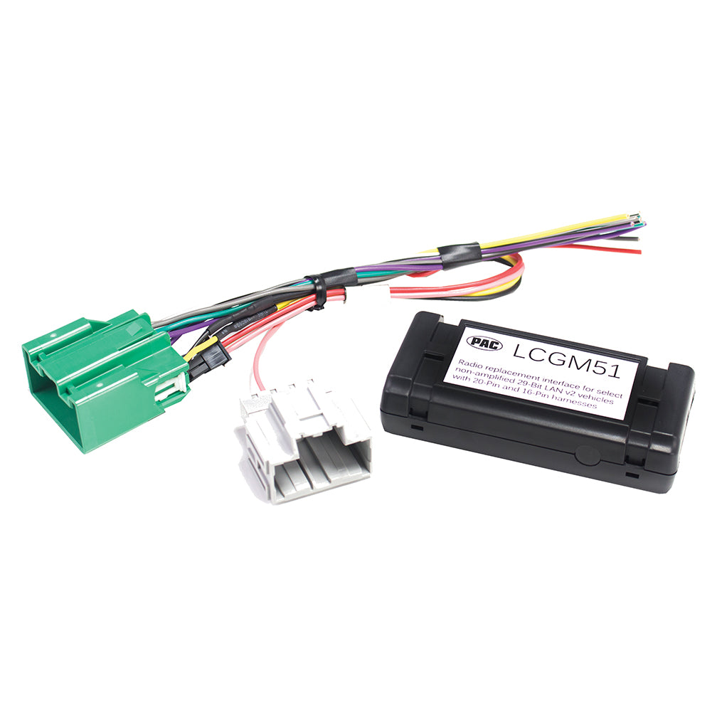 PAC Radio Replacement Interface for Non-Amplified ‚Äô14-‚Äô19 GM LAN v2 Vehicles