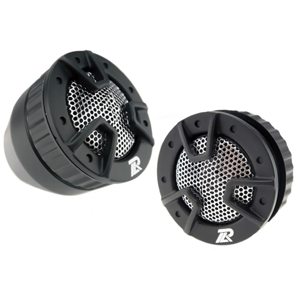 Power Acoustik 1" Piezo Tweeters (Pair) 250 Watts Max 4-Way Mount