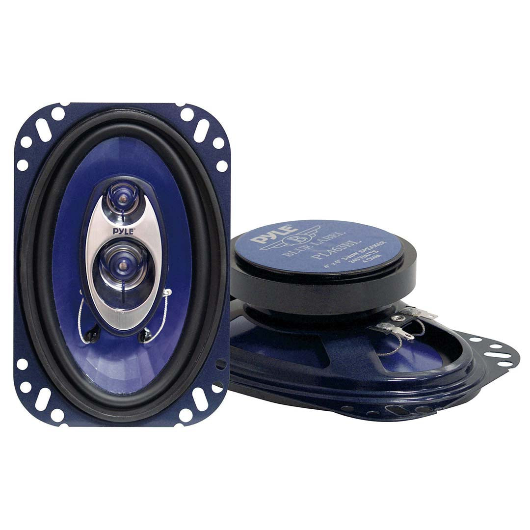 PYLE SPEAKER 4X6" PYLE 3-WAY 240W BLUE LABEL SERIES