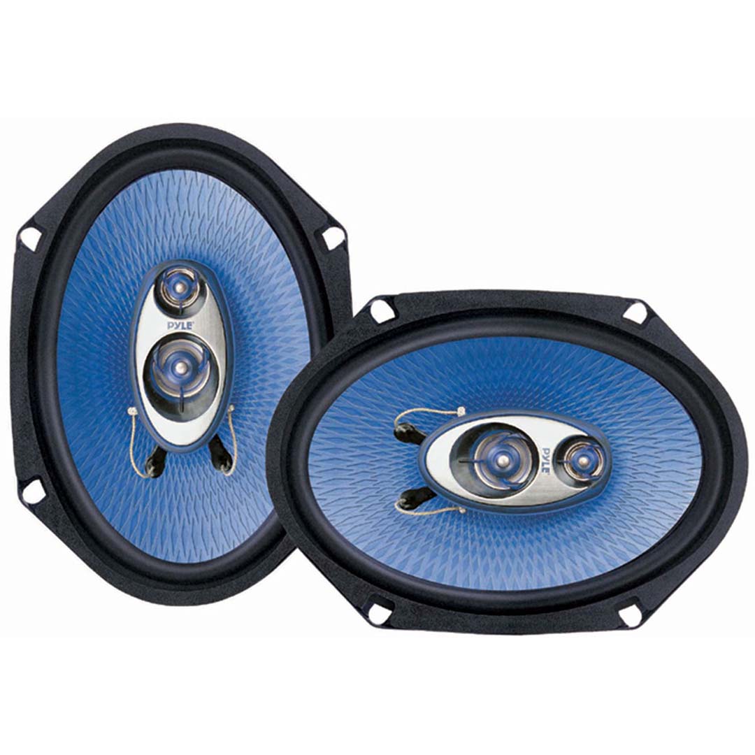 PYLE 6 x 8" 3-Way Speakers - BLUE LABEL SERIES