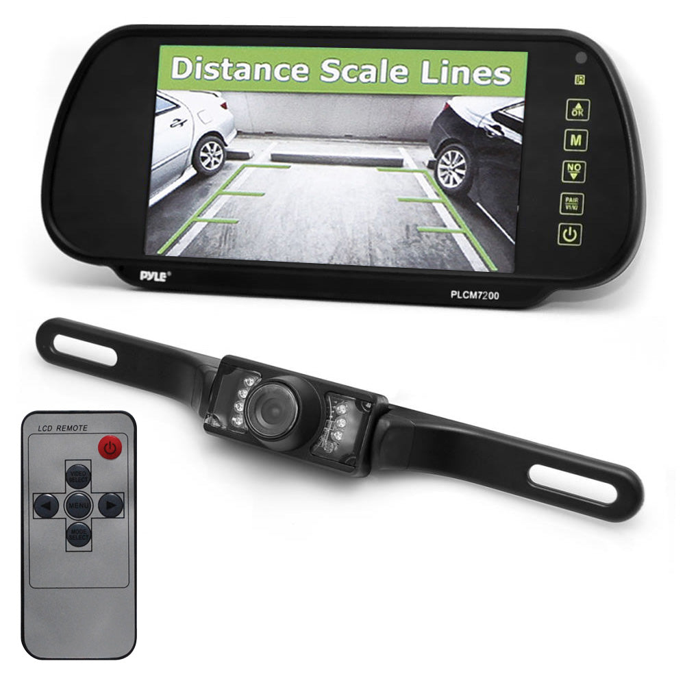 Pyle 7" rear view mirror monitor