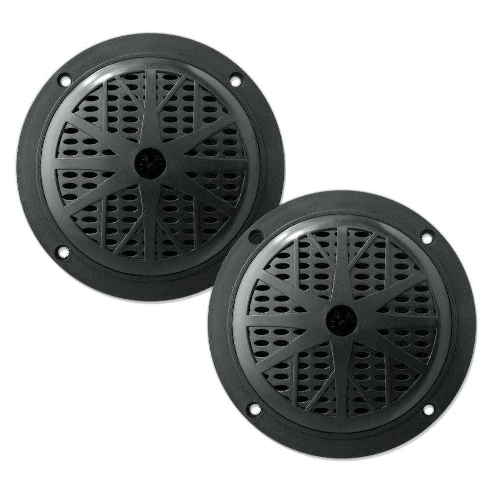 Pyle Marine 4‚Äù Dual Cone Speakers (Black)