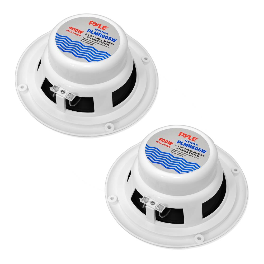 Pyle Marine 6.5‚Äù 2-Way Speakers (White) [PLMR605W]