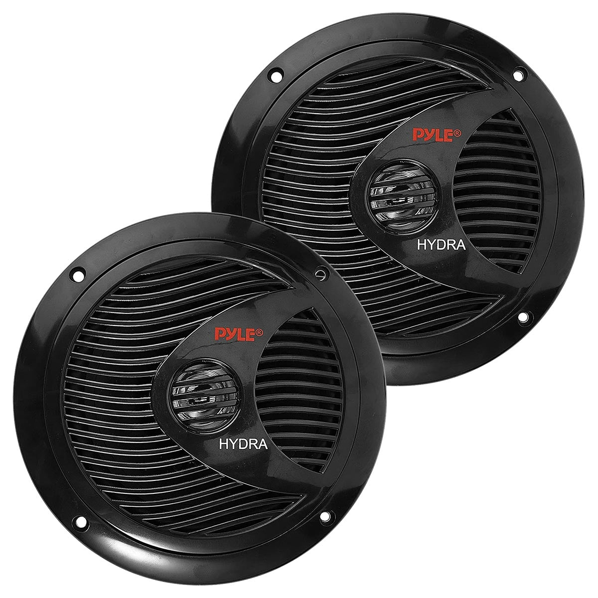 Pyle Marine 6.5‚Äù Dual Cone Speakers (Black) [PLMR60B]