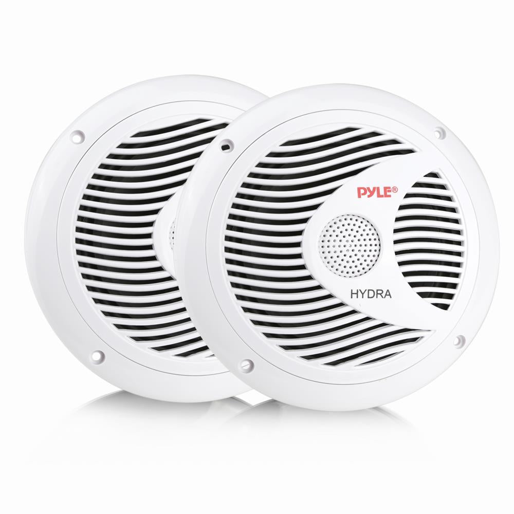 Pyle Marine 6.5‚Äù Dual Cone Speakers (White) [PLMR60W]