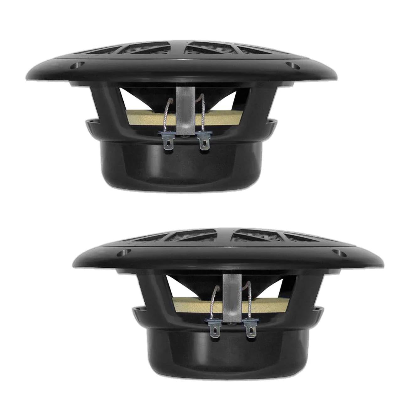 Pyle Marine 6.5‚Äù Dual Cone Speakers (Black) [PLMR61B]