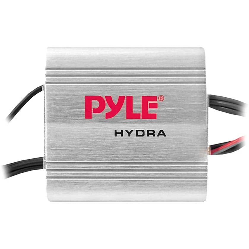 Pyle Marine 2 Channel Amplifier 400W MAX - Silver fiinish
