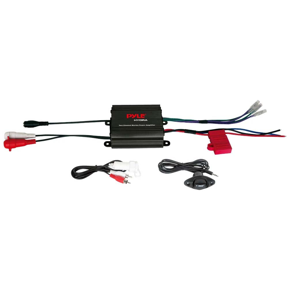 Pyle Marine 2 Channel Amplifier 400W Max - Black finish