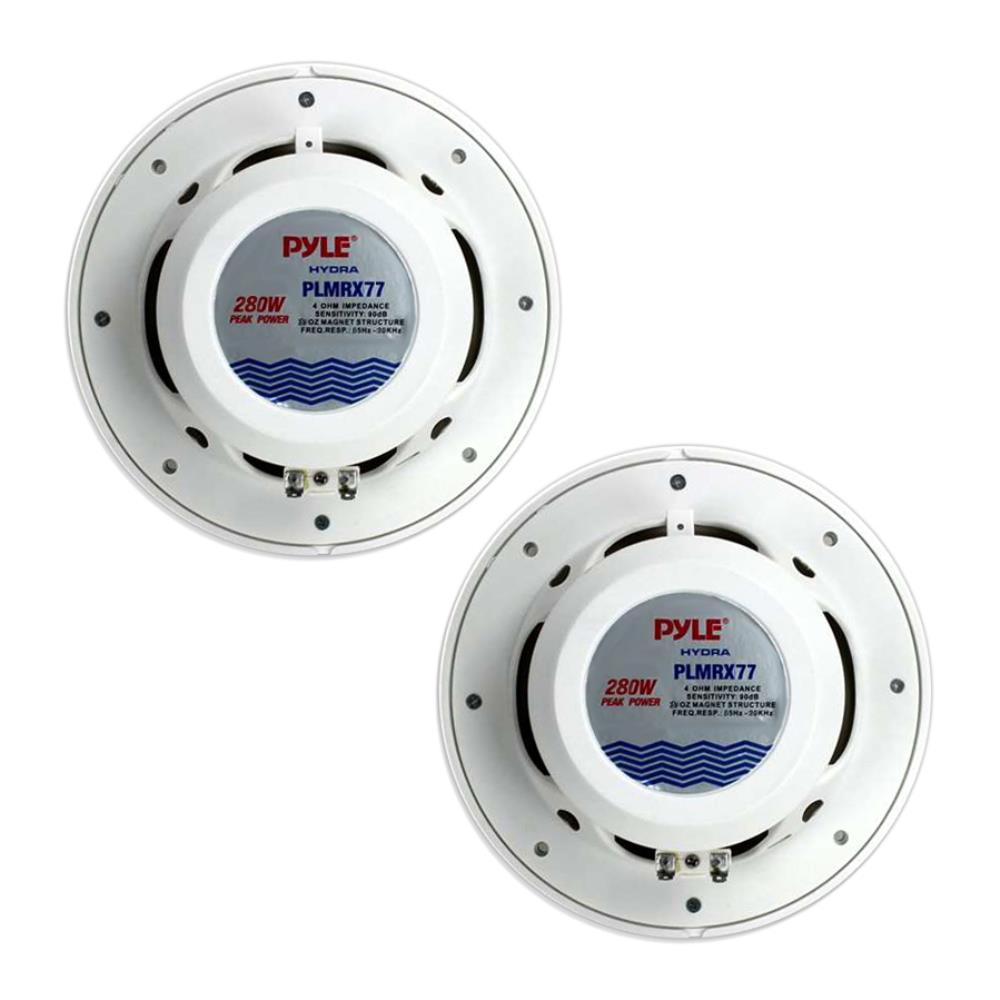 Pyle Marine 7.75‚Äù 2-Way Speakers (White)