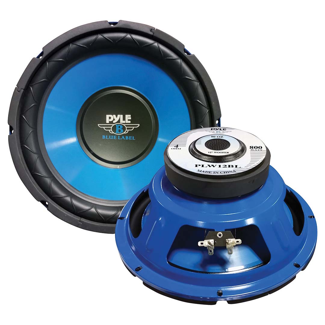 Pyle 12" Woofer 400W RMS/800W Max Single 4 Ohm Voice Coil [PLW12BL]